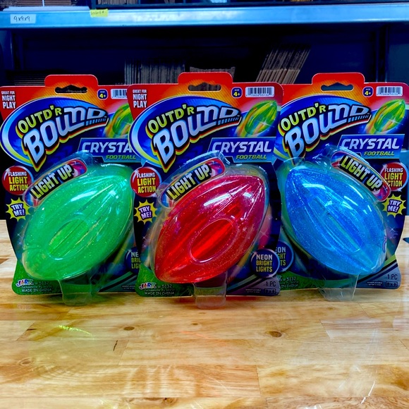 Outdoor Bound Light Up Crystal Football - Picture 1 of 2